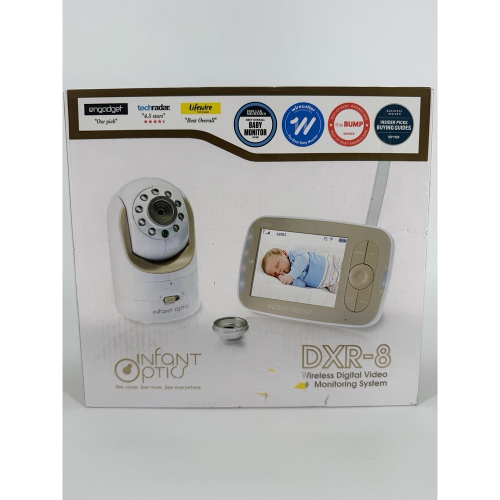 Infant Optics DXR-8 Video Baby Monitor with Interchangeable Optical Lens